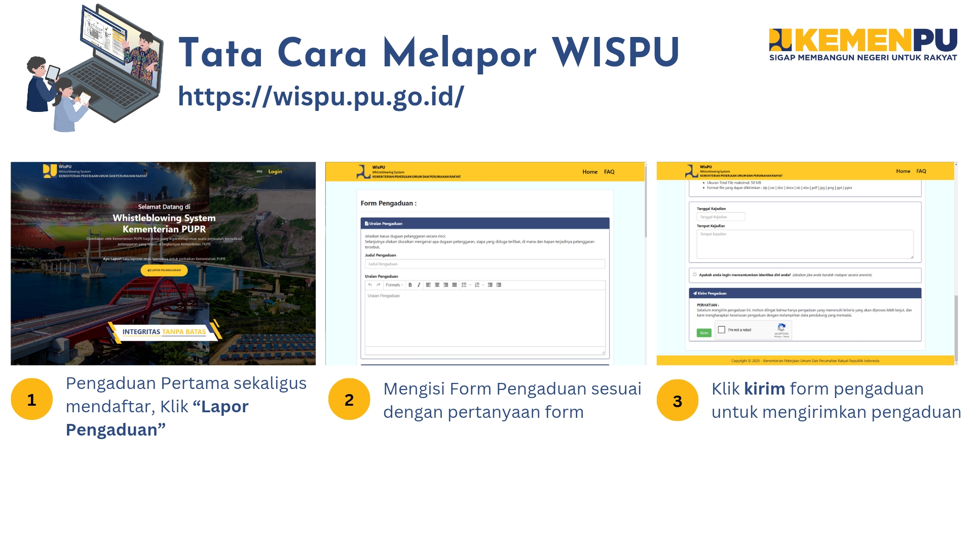Tata Cara Melapor WISPU